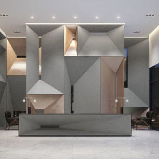  Collection Concrete| HIMACS | Panneaux Solid Surface thermoformables - Panneau composite