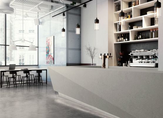 Collection Concrete| HIMACS | Panneaux Solid Surface thermoformables