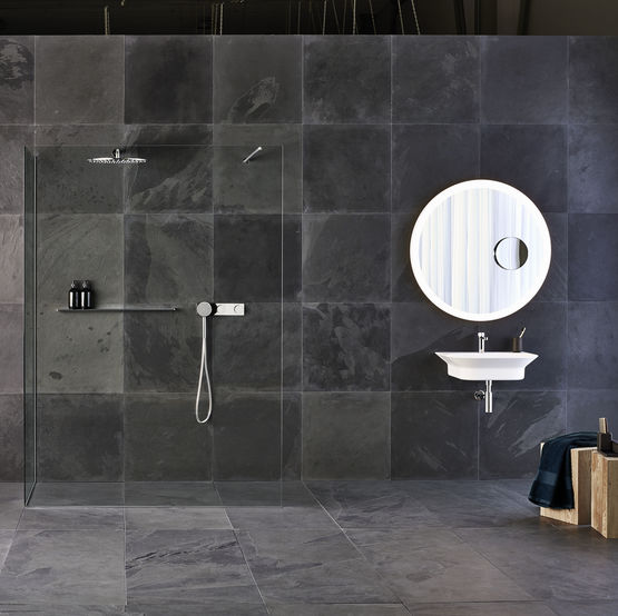  Collection de salle de bains en Krion®, pierre naturelle et bois | TONO - Autres matériaux