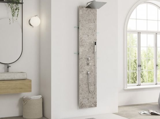  Colonne avec façade en résine | AQUAWALL DESIGN - KING D'EAU