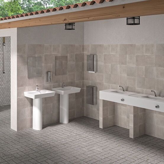  Colonne de douche automatique | SPORTING 2 SECURITHERM - Colonne de douche frontale