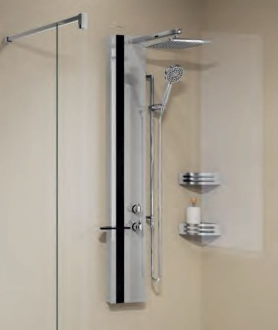 Colonne de douche avec mitigeur mécanique ou thermostatique | Line-1 