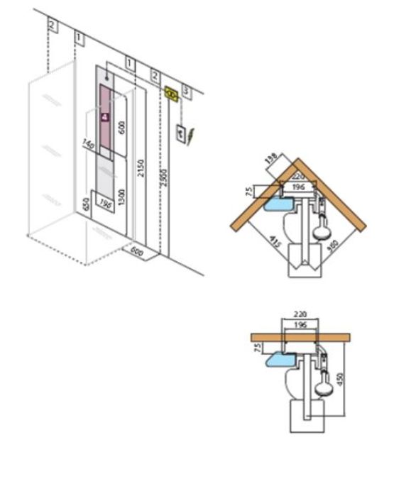 Colonne de douche avec mitigeur mécanique ou thermostatique | Line-1 - produit présenté par NEWSANIT