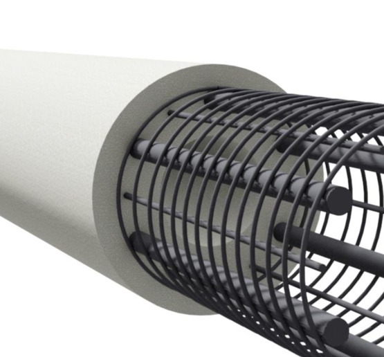  Colonne en béton de section ronde ou carrée | Colonne en béton centrifugé C140-Diamond - Poteaux et poutres en béton armé