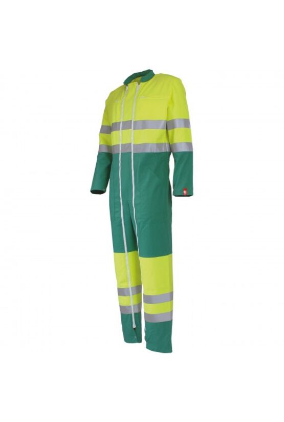  Combinaison double fermeture haute visibilité pour  professionnels intervenant en zones à risques | 4-01-5-016 - SALMA STORE