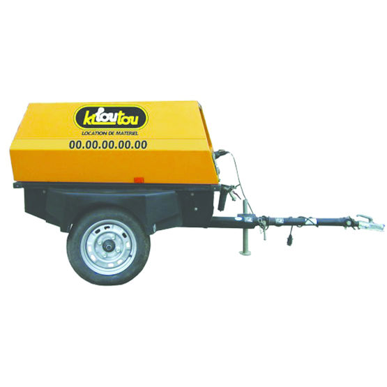 Compresseur d'air diesel 6 bar 2 000 l/mn