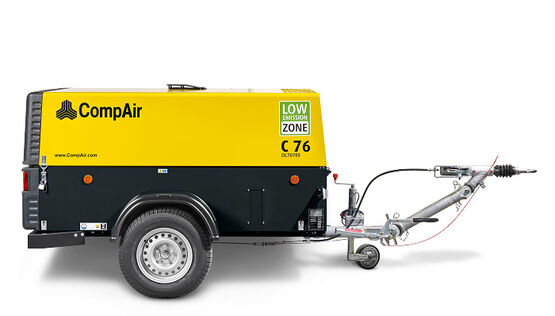 Compresseur d'air diesel sur remorque - 11 300 L/min - Kiloutou