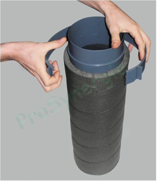 Weedness Conduit D'air Isolé 80 Mm - 1 M Pour Climatiseurs