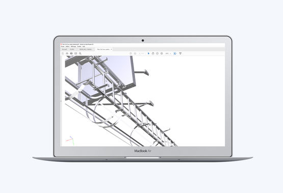 Configurateur échelle à crinoline, escaliers et sauts de loup en ligne | ANOXA    - produit présenté par ANOXA