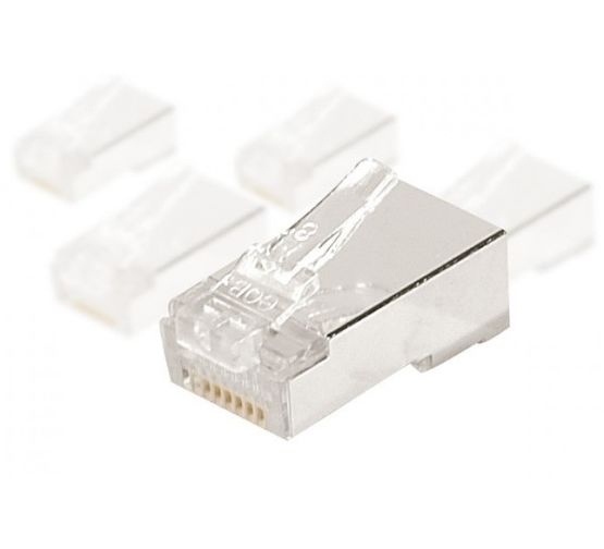  Connecteur 8P8C RJ45 CAT6 stp pour monobrin lot de 10 | Réf. 920817 - Prises, connecteurs, adaptateurs réseaux