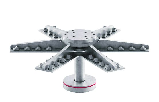  Connecteur acier pour assemblage plancher CLT - poteau de bâtiment à étages | Spider - ROTHO BLAAS