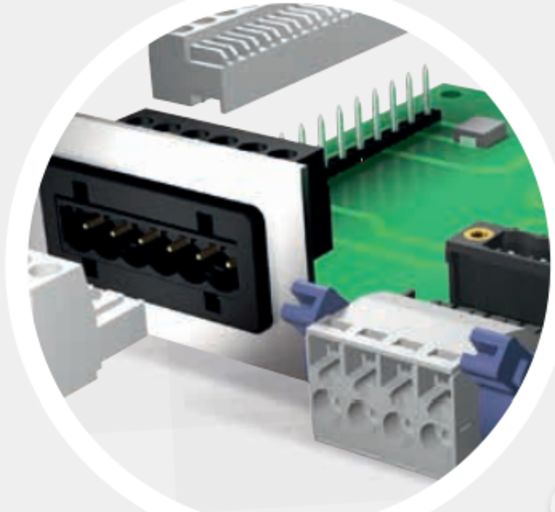  Connecteur pour circuit imprimé PCB | wiecon® - Armoires, coffrets et équipements pour commande ou protection