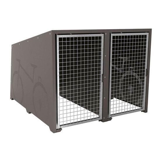  Consigne individuelle pour vélos en tôle galvanisée | Box Berlin - SOLUVELOS