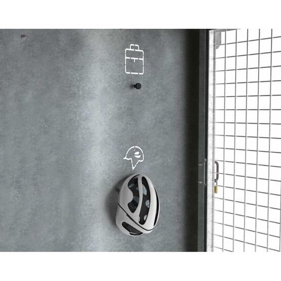 Consigne individuelle pour vélos en tôle galvanisée | Box Berlin - produit présenté par SOLUVELOS