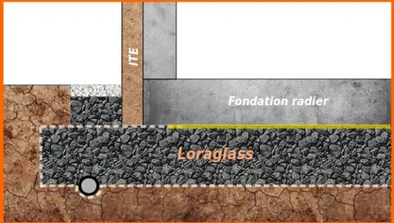  CONSTRUCTION : Granulat en verre cellulaire | Loraglass 10/60 - LORAGLASS SAS