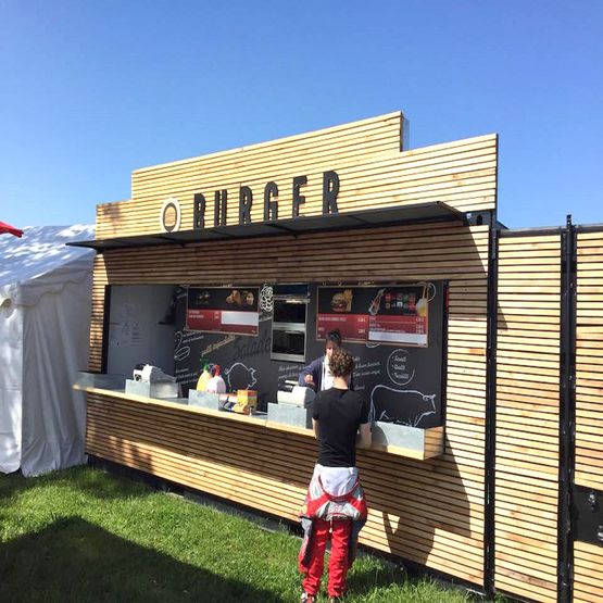 Container cuisine | Stand Burger