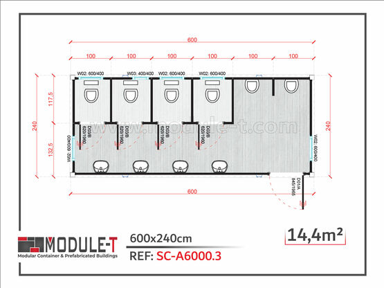 Conteneur de chantier | Module T - MODULE T FRANCE