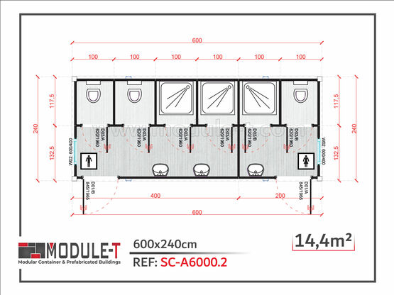 Conteneur de chantier | Module T - MODULE T FRANCE