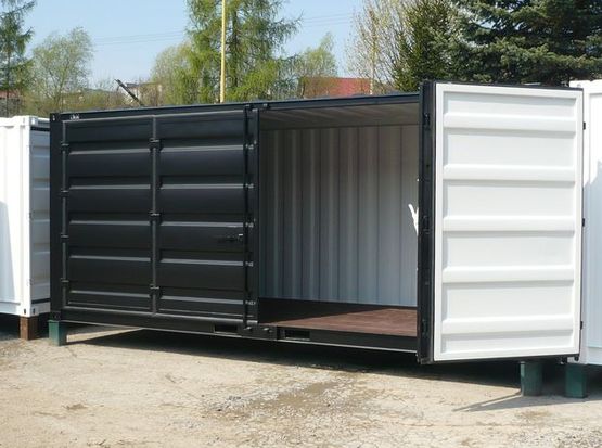 Conteneur de stockage Open Side, ouverture sur toute la longueur