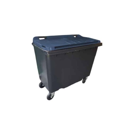Container poubelle 660 litres - 4 roues - Jcoplastic