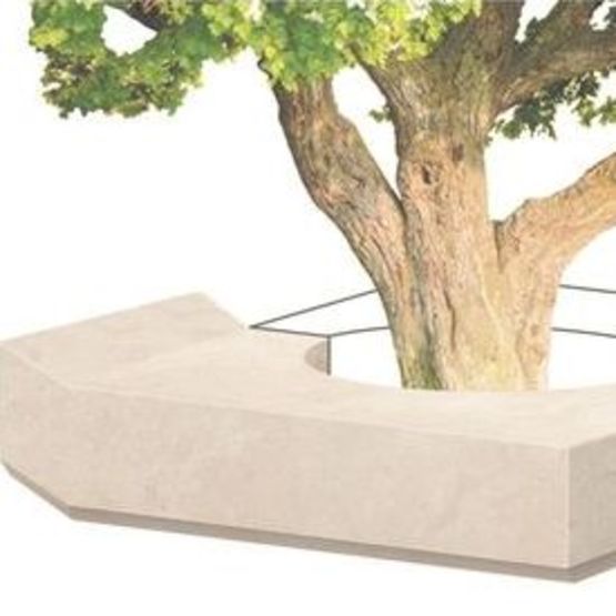 Contour d’arbre modulable en pierre naturelle ǀ DETENTE - réf. DE_CONT