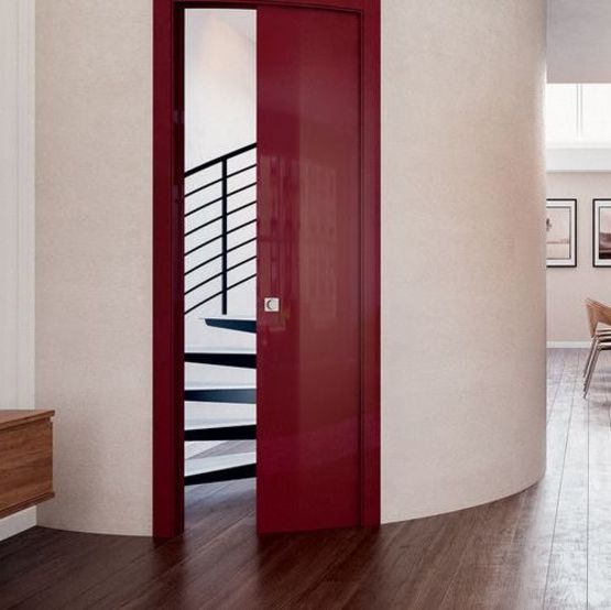  Contre-châssis Scrigno pour porte coulissante de forme courbe | Orbitale - Châssis pour portes coulissantes