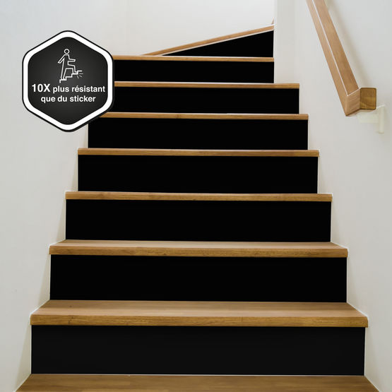 Contremarche d’escalier décorative en plusieurs coloris et prête à poser | Contremarche unie - produit présenté par 99 DECO