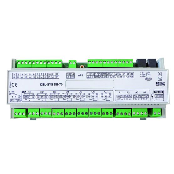 Contrôleur modulaire multi-protocole  pour pilotage de bâtiment tertiaire DB-70