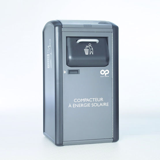 Corbeille pour collecte et compactage  Solar'ium - Plastic Omnium Systèmes  Urbains
