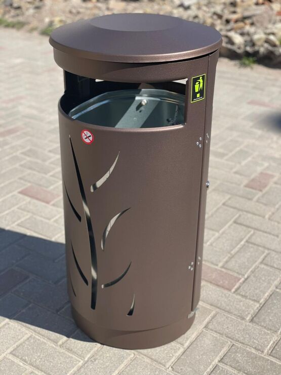  Corbeille urbaine avec finition décorative | Australia Wild  - URBANECO 42