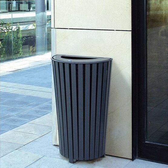  Corbeilles et cendriers en acier thermolaqué | Luna - Poubelle