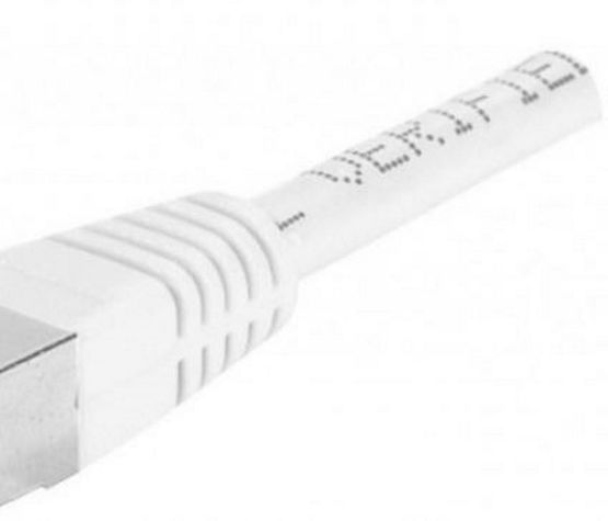  Cordon DEXLAN RJ45 catégorie 6A F/UTP blanc - 3 m | Réf. 859581 - Câblage réseaux