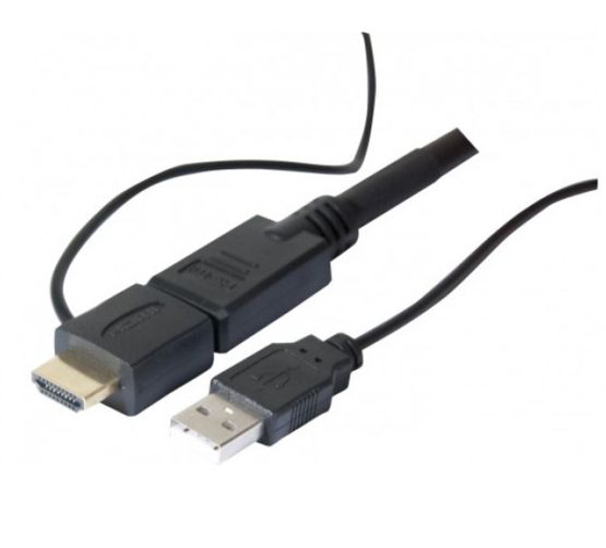  Cordon HDMI haute vitesse avec Ethernet + chipset - 15m | Réf : 128953 - Câblage réseaux