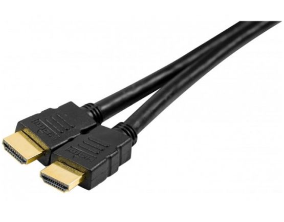 Cordon HDMI Haute Vitesse avec Ethernet or - 5m | Réf. 128921 
