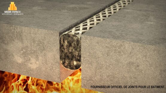 Cordons coupe-feu sismiques VEDAFEU C-FM©