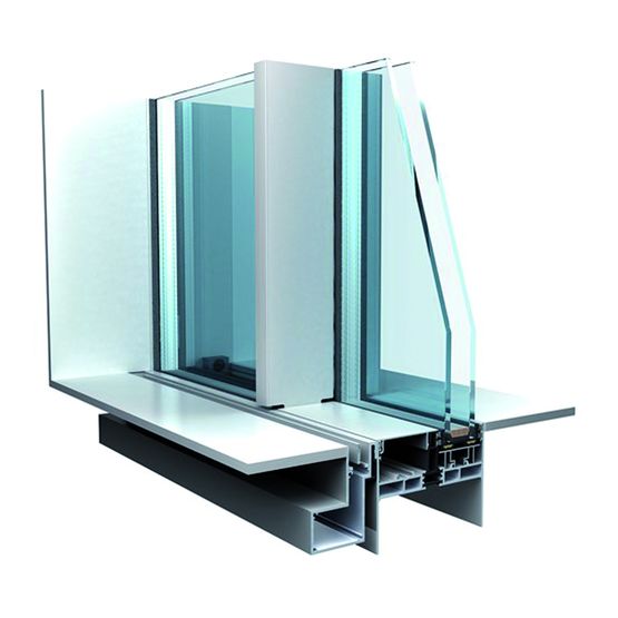  Coulissant hautes performances à surface vitrée affleurant au sol | Artline XL RIF - HYDRO