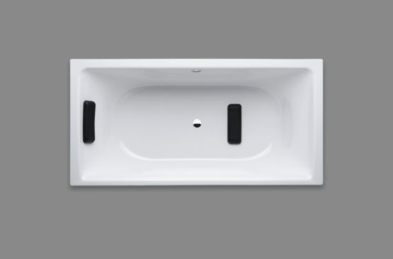  Coussin ergonomique pour baignoires noir ou blanc format 330 x 115 x 45 mm | BetteRelax  - Autres accessoires pour salle de bains