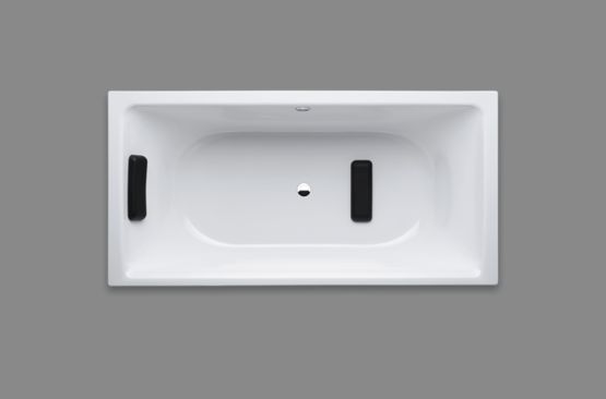Coussin ergonomique pour baignoires noir ou blanc format 330 x 115 x 45 mm | BetteRelax - Autres accessoires pour salle de bains