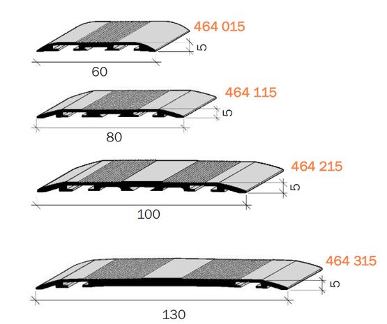  Couvre-joints de dilatation plats en aluminium pour le sol | ADESOL - ADESOL - TECNO-K