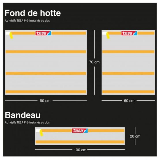  Crédence de cuisine en ALU composite prête à poser | Carreaux de ciment (  plusieurs modèles disponibles )  - Panneau décoratif