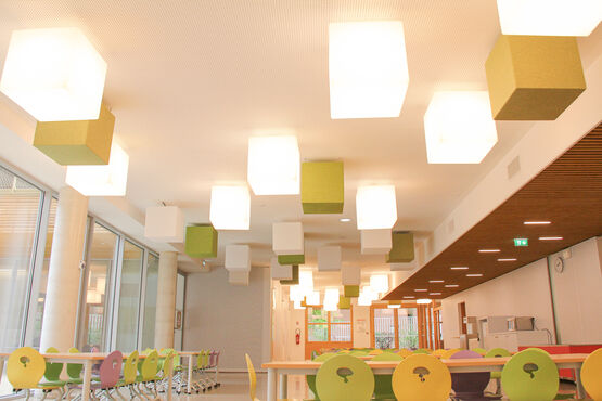 Cube acoustique et décoratif | TEMPO Mobiles - produit présenté par DIGITEX