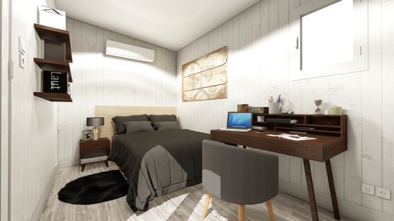  Cube de 13 m² – double espaces de vie – Double chambre – Extension ou espace indépendant - Autres constructions modulaires préfabriqués