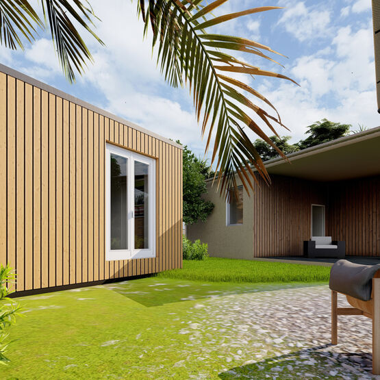 Cube de 13 m² – Espace bureau - Studio - Sanitaires – Extension ou espace indépendant