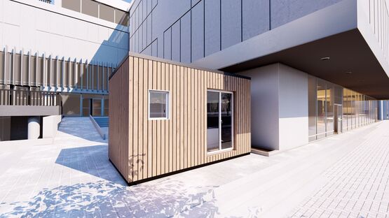  Cube de 8,7 m² – bureau – chambre + WC – Extension ou espace indépendant - BATI-FABLAB 
