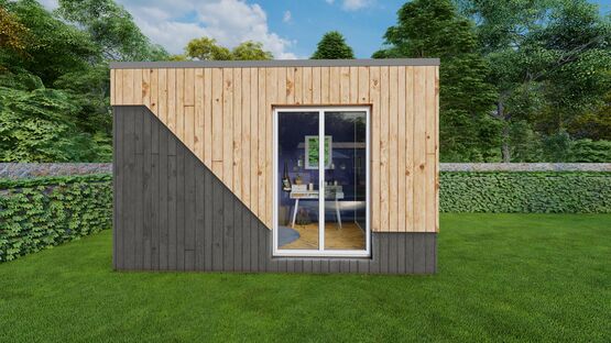 Cube de 9 m² – Chambre – Bureau – Extension ou espace indépendant - BATI-FABLAB 