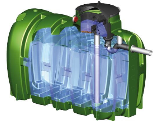  Cuves de stockage en béton ou polyéthylène Pour utilisation des eaux pluviales | Gamme Pack&#039;eau - Cuve ou réservoir en béton pour eaux pluviales