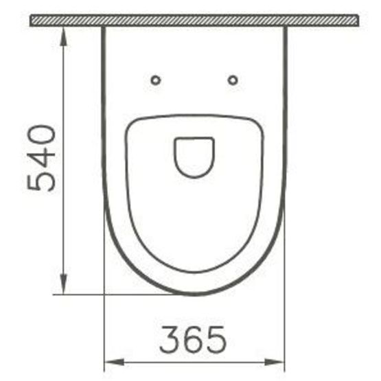  Cuvette suspendue sans bride noire mate | Sento - Cuvettes WC