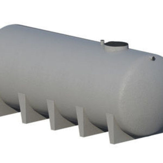 Cylindres de stockage d&#039;eau horizontales aériennes | CHPS