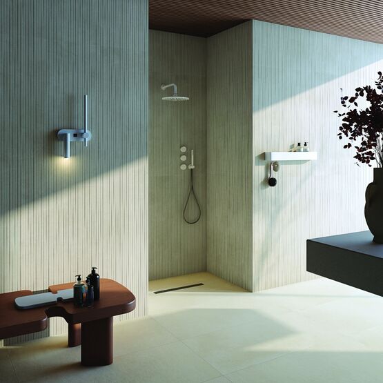 Dalle de céramique effet marbre ou béton multi formats pour sol et mur | Tandem - produit présenté par VIVES AZULEJOS Y GRES