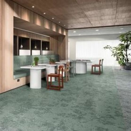 Dalle de moquette textile 100 % recyclable aspect texturé brut | DESSO GREZZO